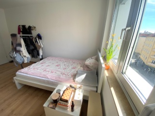 Anzeigenbild: Möbliertes Zimmer in frisch renovierter Wohnung in Maxfeld mit schöner Aussicht auf Rollnerstraße :) U-Bahn und Rewe 3min entfernt;) AB SOFORT FREI
