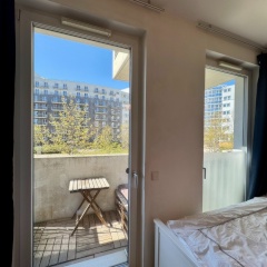 ✅ Checkpoint Charlie | 40€ per day All-In | 30sqm Studio + Balcony
