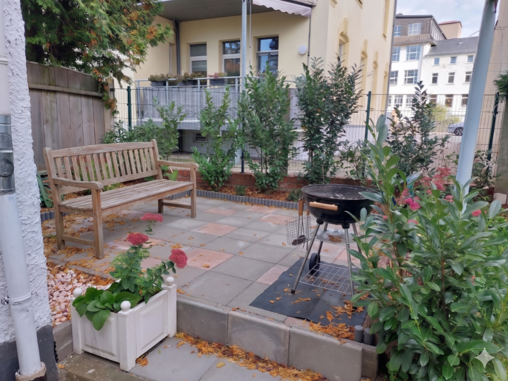 WG-Zimmer Sachsen - Limbach-Oberfrohna Chemnitzer Str. 15 - Terrace - place for barbeque