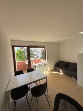 Anzeigenbild: Möbliertes 1-Zimmer-Apartment mit Balkon und Stellplatz in Konstanz-Petershausen
