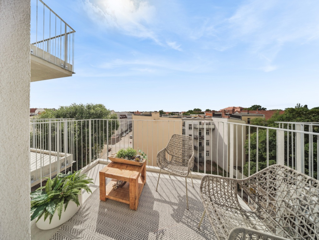 Flat Alte Neustadt Rogätzer Straße 87 - Balkon Muster