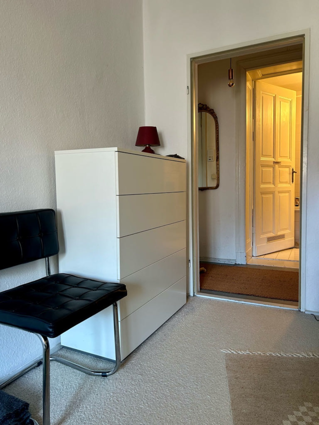 Wohnung Prenzlauer Berg Kolmarer Straße - Schafzimmer, Blick vom bett