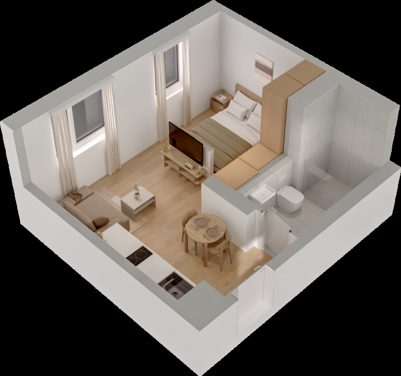 Studio Plus Wohnungen – Buschkrugallee 64, 12359 Berlin Neukölln – Vorschaubild 17