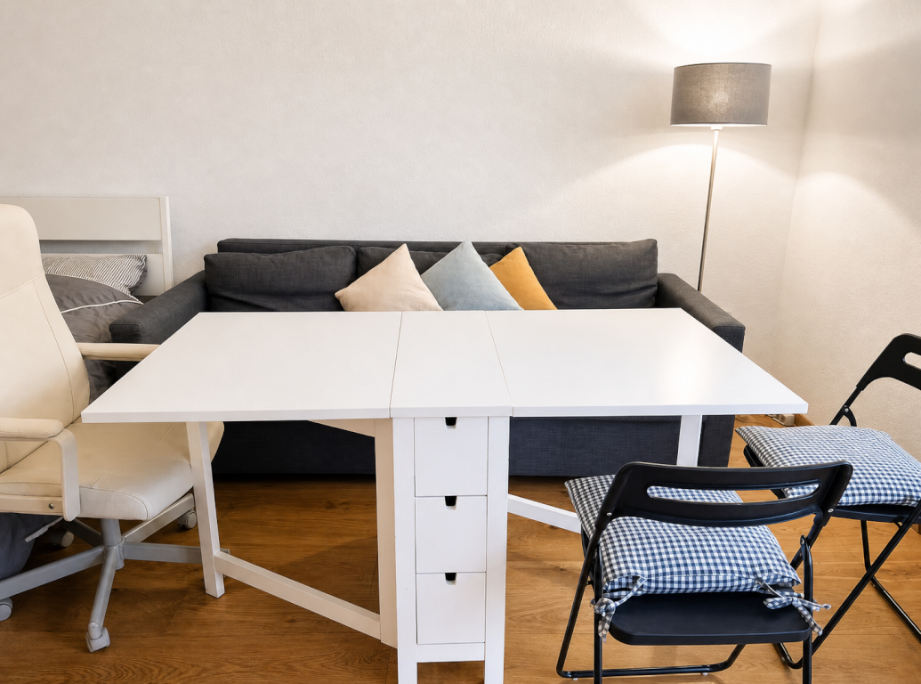 Möblierte 1-Zimmer-Wohnung in München als Zwischenmiete – Meggendorferstraße, 80992 München Moosach – Vorschaubild 4