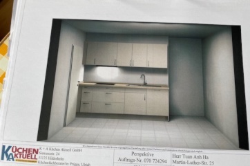 Anzeigenbild: Helle 4-Zi. Wohnung in Hildesheim mit hochwertiger Küche & Möbel zu vergeben