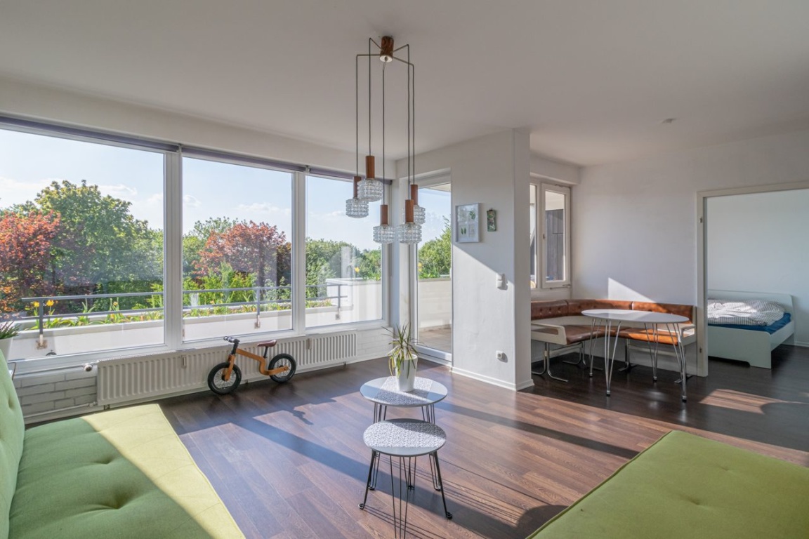 Designer Terrassenwohnung (18 min. Hbf) Natur, Dünen, Garten, Sauna, Parkplatz – Münterweg, 22115 Hamburg Billstedt – Vorschaubild 8