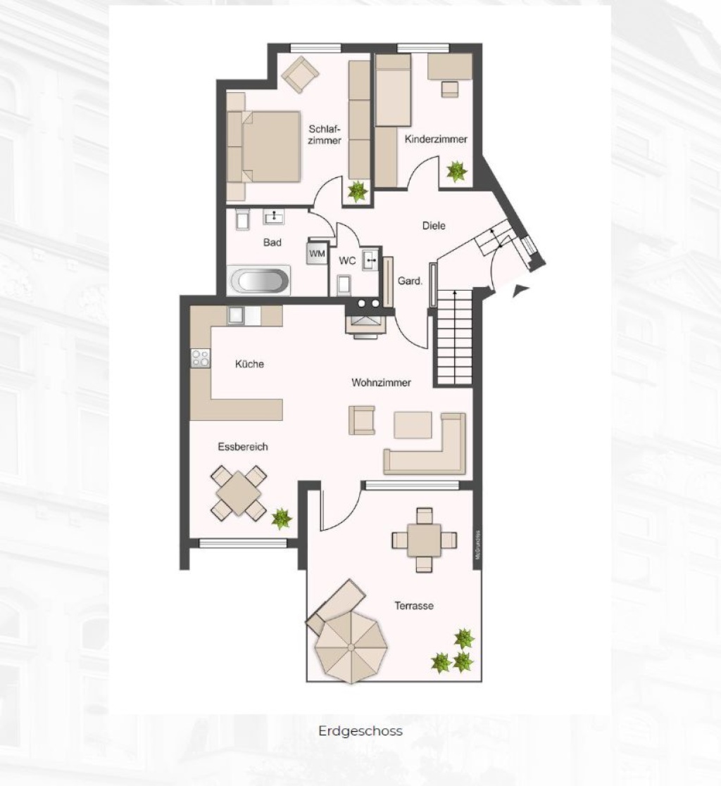 ZIMMER IN CHARMANTER WOHNUNG MIT EIGENEM GARTEN IM GRÜNEN HAMBURG WELLINGSBÜTTEL – Friedrich-Kirsten-Straße, 22391 Hamburg Bramfeld – Vorschaubild 14
