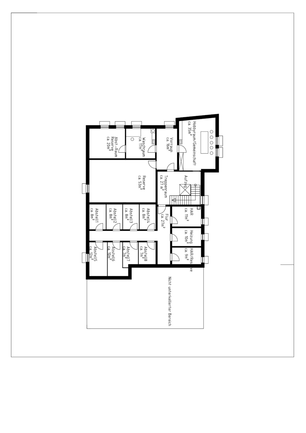 Großzügige DG Wohnung, 147 m2, für Familie, Wohngruppe oder WG in Projekt des gemeinschaftlichen Wohnens – 48161 Münster Gievenbeck – Vorschaubild 2