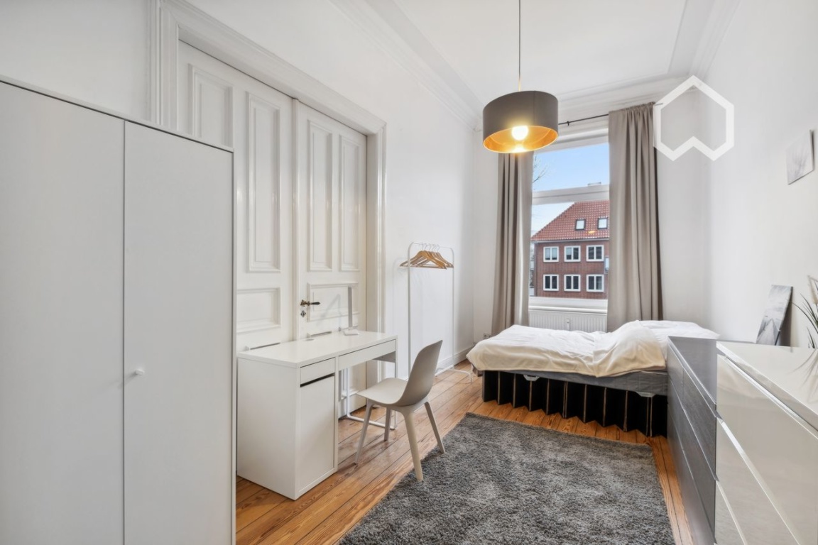 Co-Living: Traumhafte Altbauwohnung in Bestlage – Schlüterstraße, 20146 Hamburg Harvestehude – Vorschaubild 2