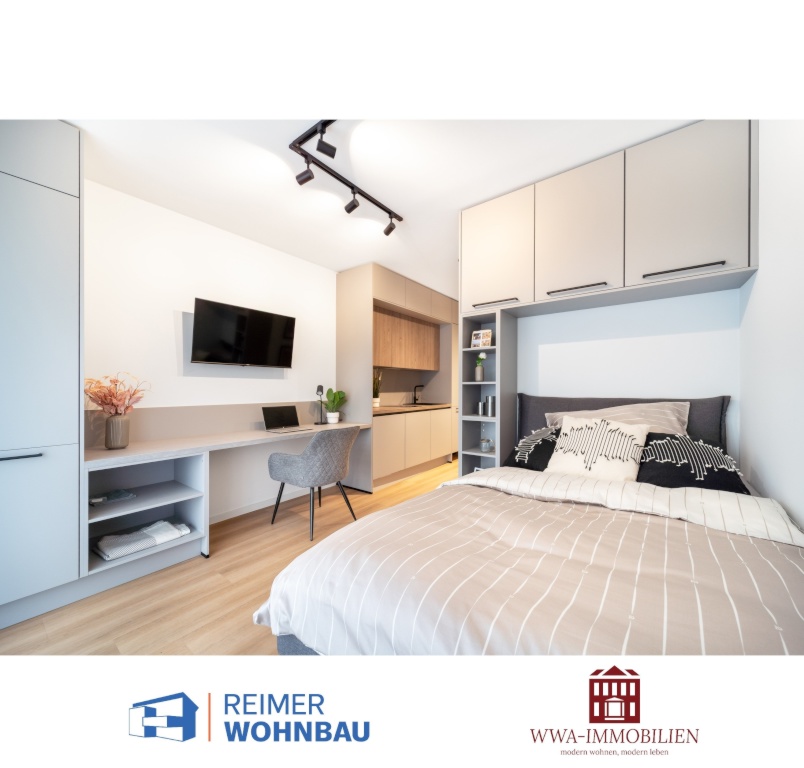All inclusive Voll möbliertes 1-Zimmer-Apartment direkt an der Universität Bielefeld – Voltmannstraße 26, 33615 Bielefeld Gellershagen – Bild 1 von 8
