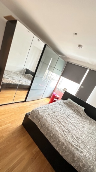 Anzeigenbild: Helles WG-Zimmer in moderner Neubauwohnung mit Loggia & großem Wohnzimmer (Hamm / Billekanal) befristet für 1 Jahr mit Verlängerungsoption
