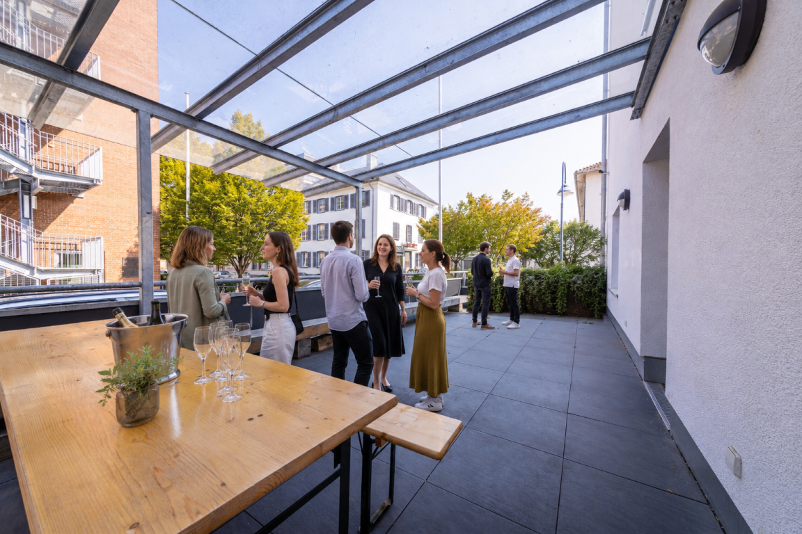 Habitación en WG Instituts-Viertel Rheinstraße 23 - Unsere sonnige Terrasse