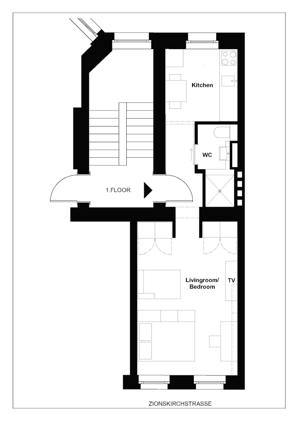 Wunderschöne Wohnung in Mitte/Prenzlauer Berg – Zionskirchstrasse 43, 10119 Berlin Mitte – Vorschaubild 10