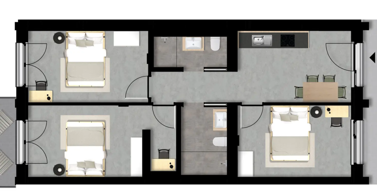 WG-Zimmer Moabit Sickingenstraße 2-3 - Bild 4