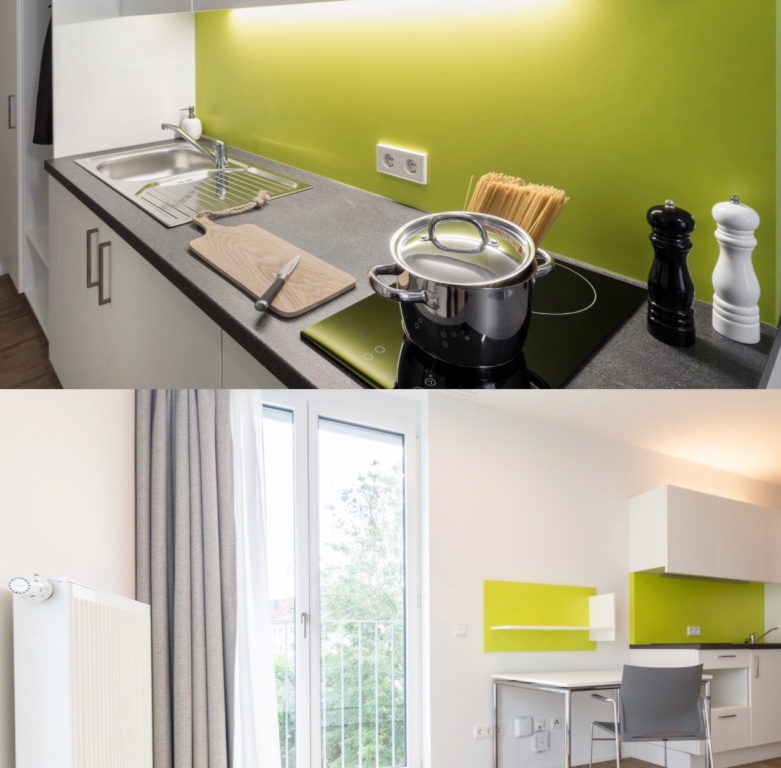 Würzburg | 1-Room Apartment in Student Residence 522 Apartunities - Modernes 1-Zimmer Apartment im 522 zur Nachmiete – 97080 Würzburg Grombühl – Vorschaubild 4