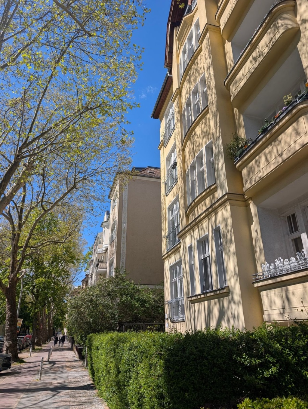 Möblierte Altbauwohnung mit großer Südfensterfront und Blick ins Grüne | All-Inclusive – Wiesbadener Str. 9, 12161 Berlin Friedenau – Vorschaubild 14