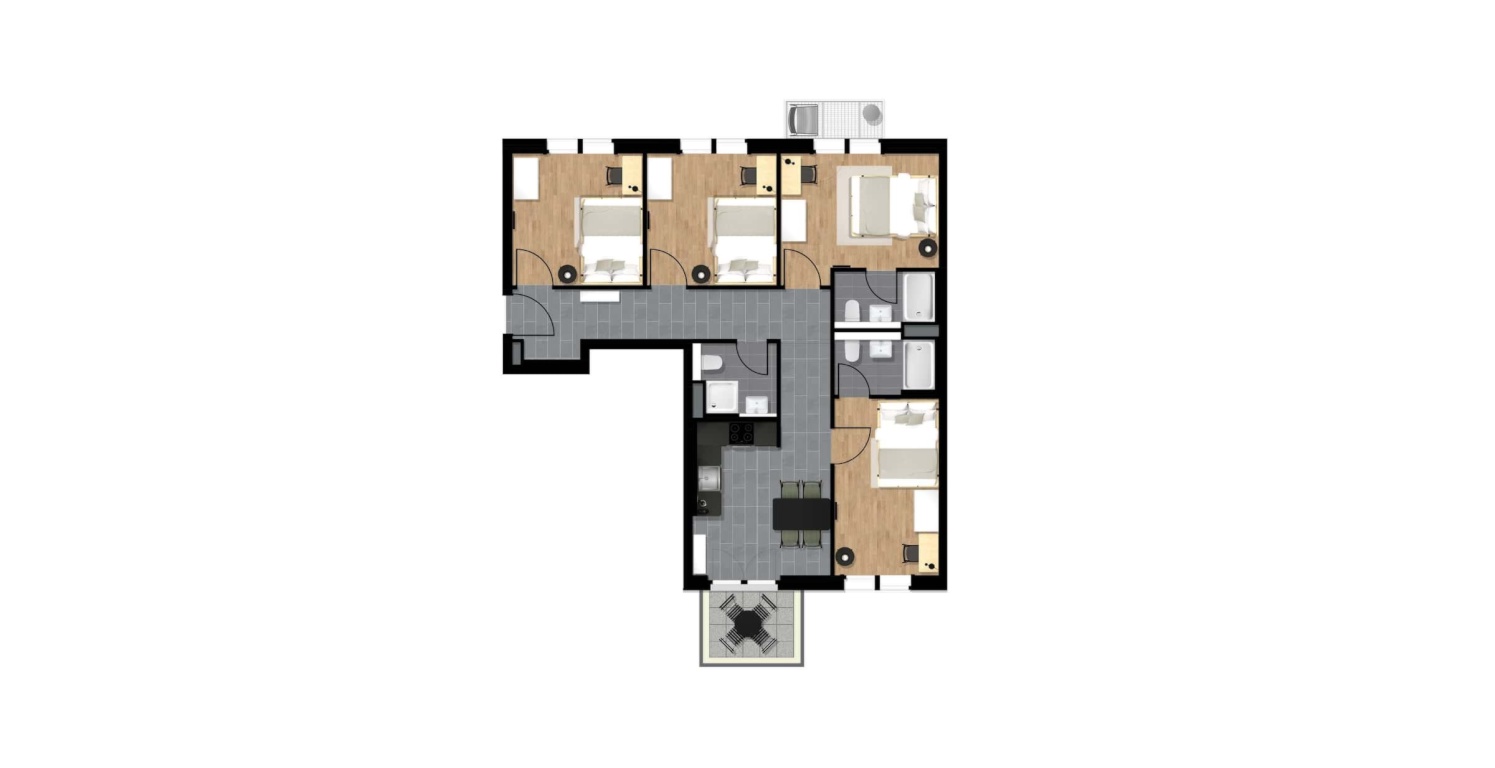 WG-Zimmer Mitte Schmidstraße 2 - Roomlessrent.com