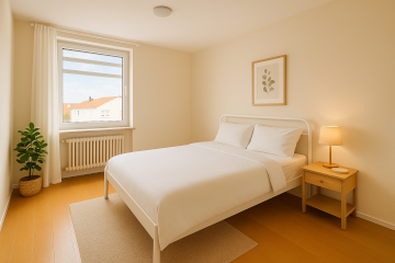 Anzeigenbild: 11qm WG-Zimmer in wunderschöner zentraler Studenten WG ab sofort (3 Min. fußläufig in die Stadt/Altstadt), 5er WG in heller, zentraler und frisch sanierter Wohnung, über 100qm, Top Anbindung, ruhig und hochwertig ausgestattet, möbliert und unmöbliert