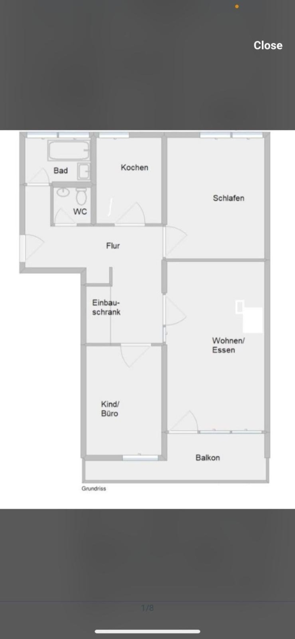 3 Zimmer Apartment – Gerhart-Hauptmann-Straße 4, 91058 Erlangen Bruck – Vorschaubild 2