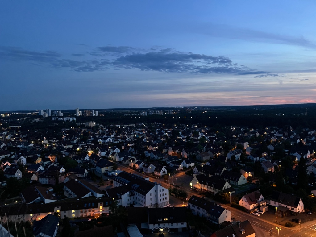 WG-Zimmer Alt-Erlangen Sankt Johann 6 - Aussicht vom Balkon