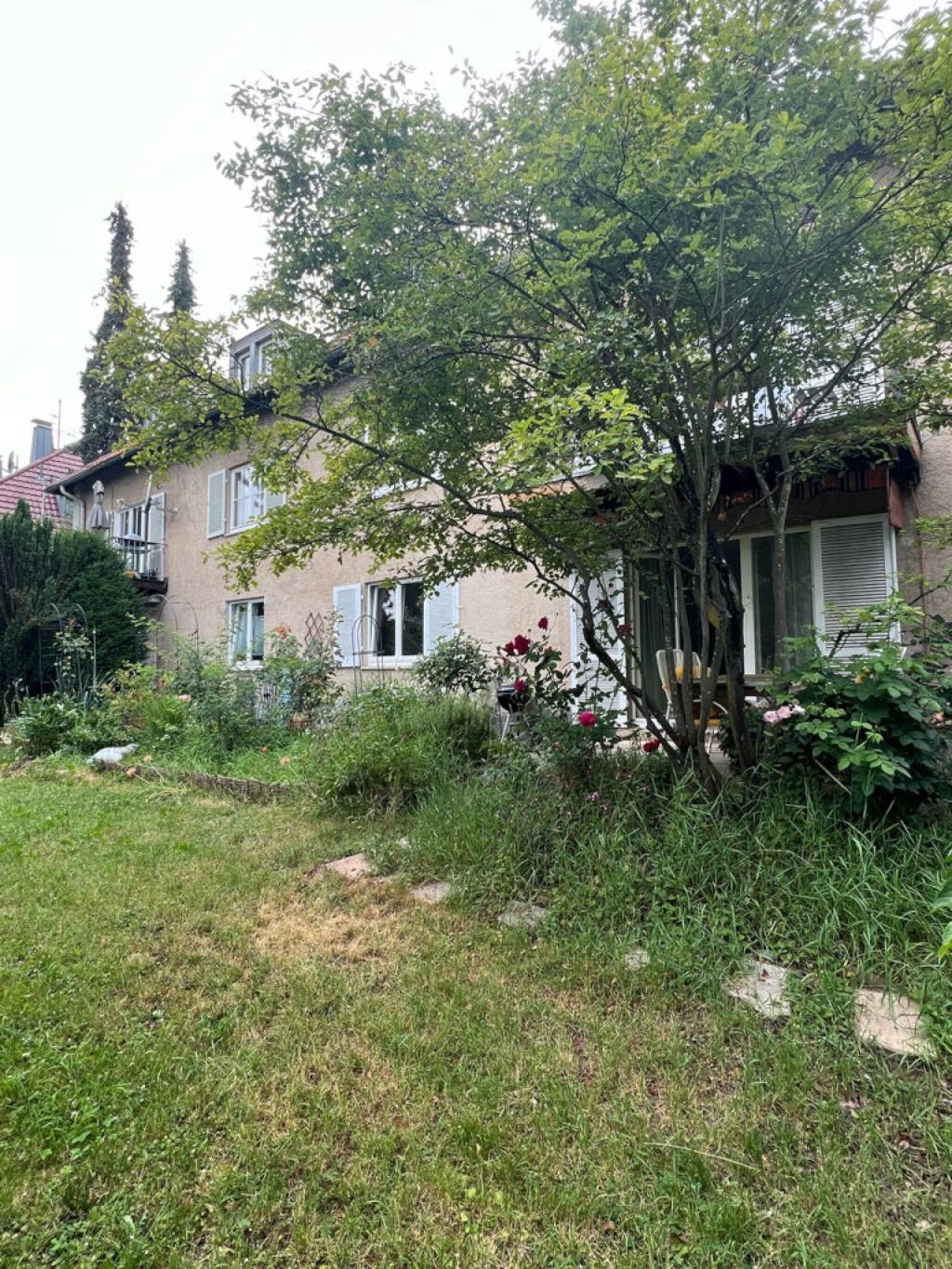 Flatshare West Gaußstr. 8C - Unsere Terrasse rechts im Bild