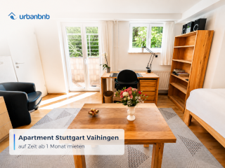 Anzeigenbild: Möblierte 1-Zimmerwohnung in Stuttgart-Vaihingen ab 1 Monat