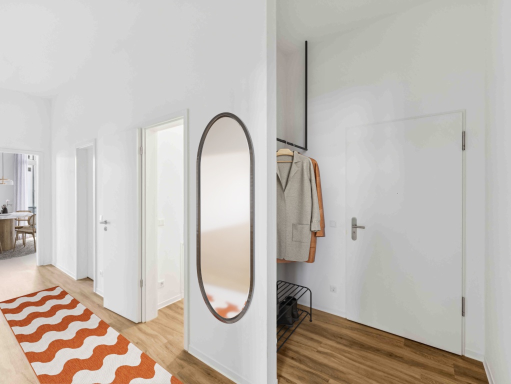 Perfekt für kleine Familien: Praktische 3-Zimmer-Wohnung mit Balkon – Löbtauer Straße 86, 1159 Dresden Cotta – Vorschaubild 4