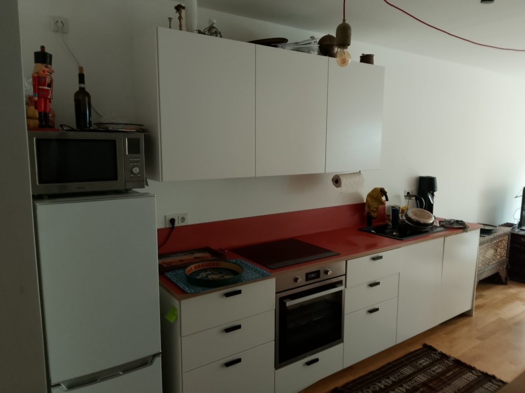 Wohnung Wedding Schulstraße 33 - Küche als Teil des Wohnbereichs