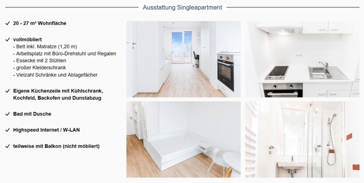 Studentenapartment W27/Heilbronn zur Untermiete von 10-12/2026 – Wilhelmstr. 27, 74072 Heilbronn Heilbronn – Vorschaubild 4