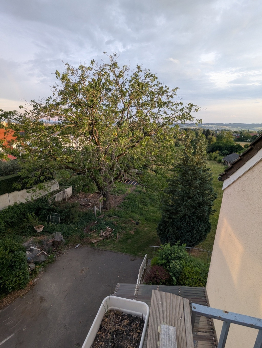 WG-Zimmer Wollmatingen Kindlebildstraße - Aussicht vom Balkon