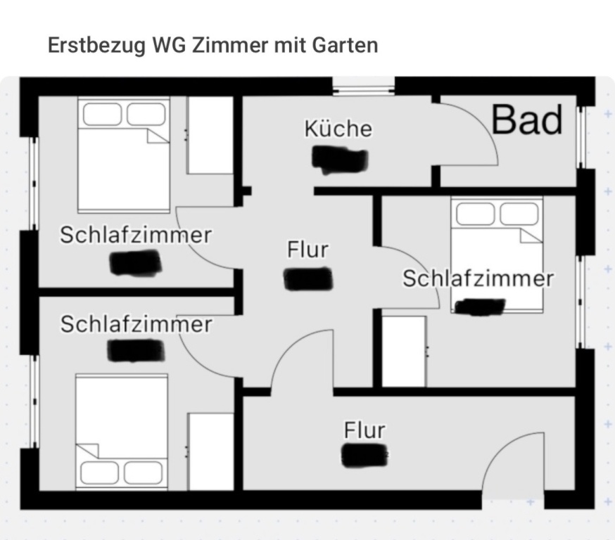 WG-Zimmer Weststadt Blumenhaller Weg 140 - Bild 5