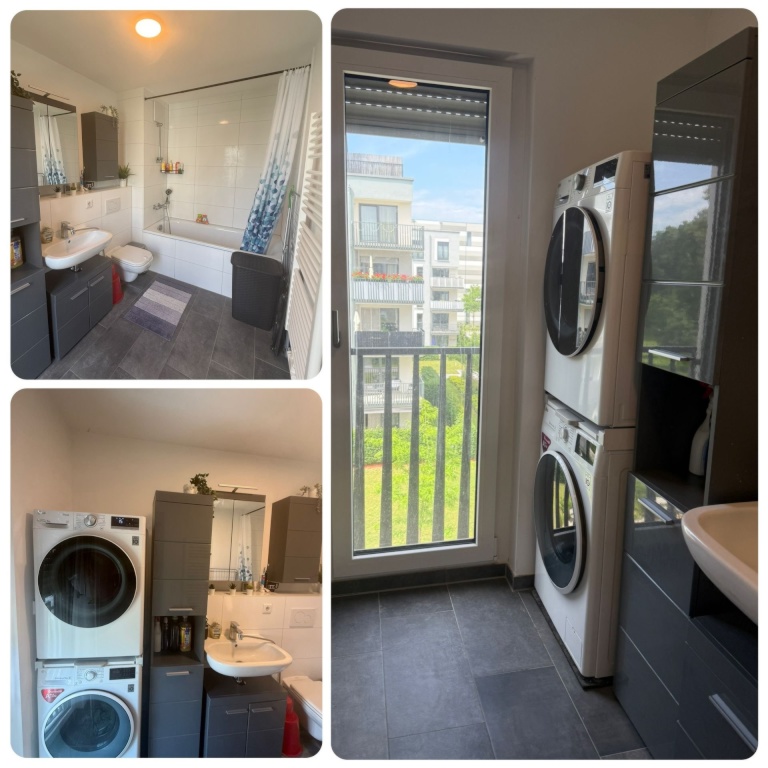 Voll möblierte Neubau-3-Zimmer-Wohnung mit TG-Stellplatz und Balkon – sofort bezugsfertig – Maria-Arndts-Straße 21, 81249 München Aubing-Lochhausen-Langwied – Vorschaubild 7