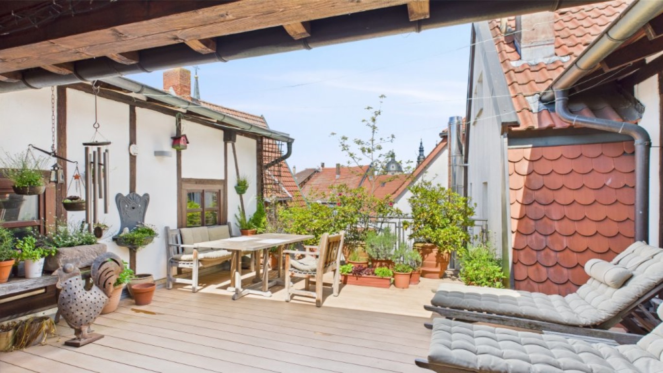 Flat Innenstadt Pfandhausstraße 5 - Terrasse