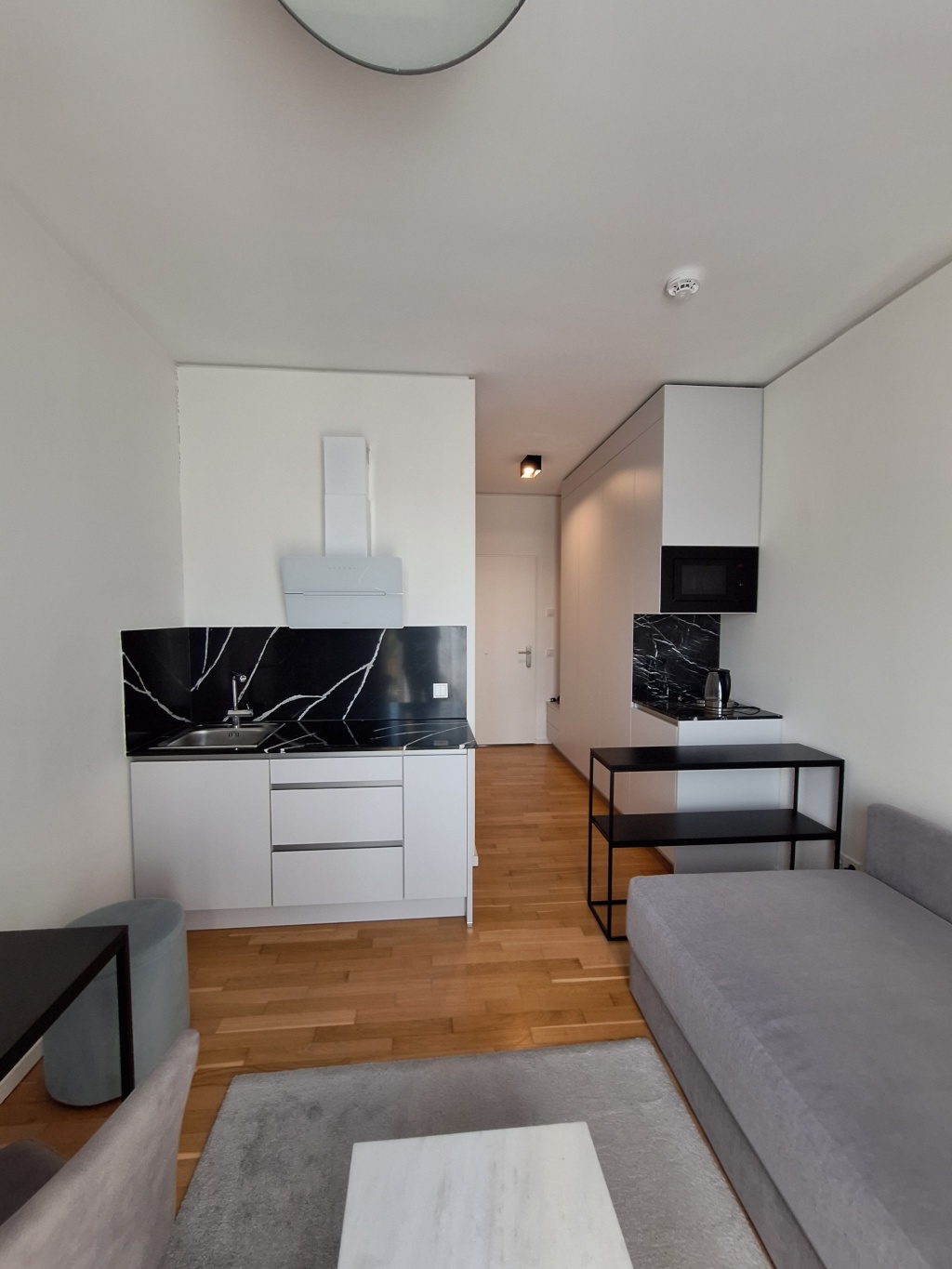 1-Zimmer-Wohnung Mitte Heidestraße 19 - New mini-kitchen with stove and microwave