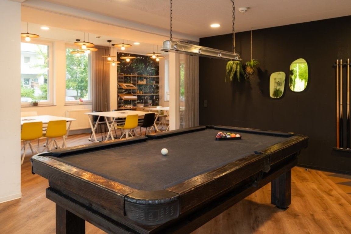 Fully Furnished Private Studio - ANMELDUNG POSSIBLE - in the center of Darmstadt (with Gym, Pool Table, TV FREE) – Havelstraße 13, 64295 Darmstadt Darmstadt – Vorschaubild 12
