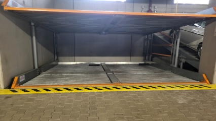 Parking lot in underground car park Depot Areal