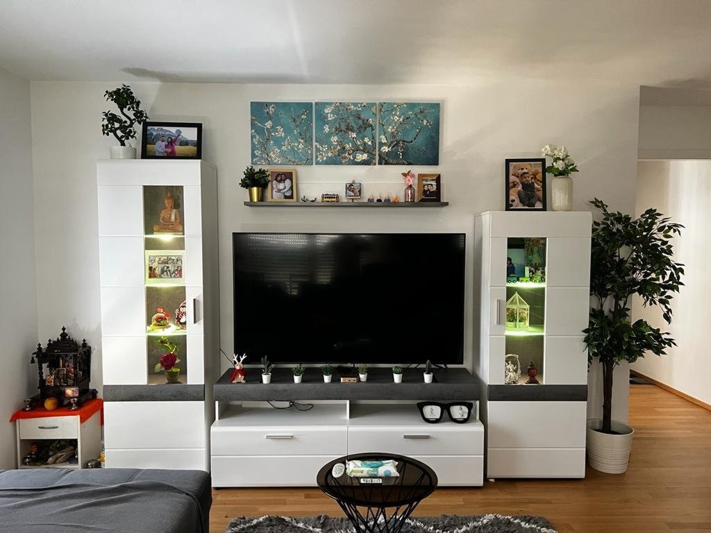 Voll möblierte Neubau-3-Zimmer-Wohnung mit TG-Stellplatz und Balkon – sofort bezugsfertig