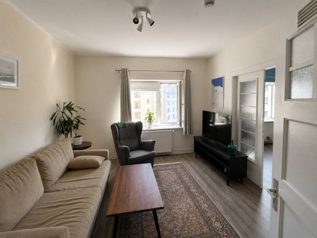75 qm flat with Balcony 8 mins far from S-Heimfeld ab 01.09