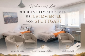 Anzeigenbild: Wohnen auf Zeit in Stuttgart-Zentrum – möblierte Wohnung ab 1 Monat