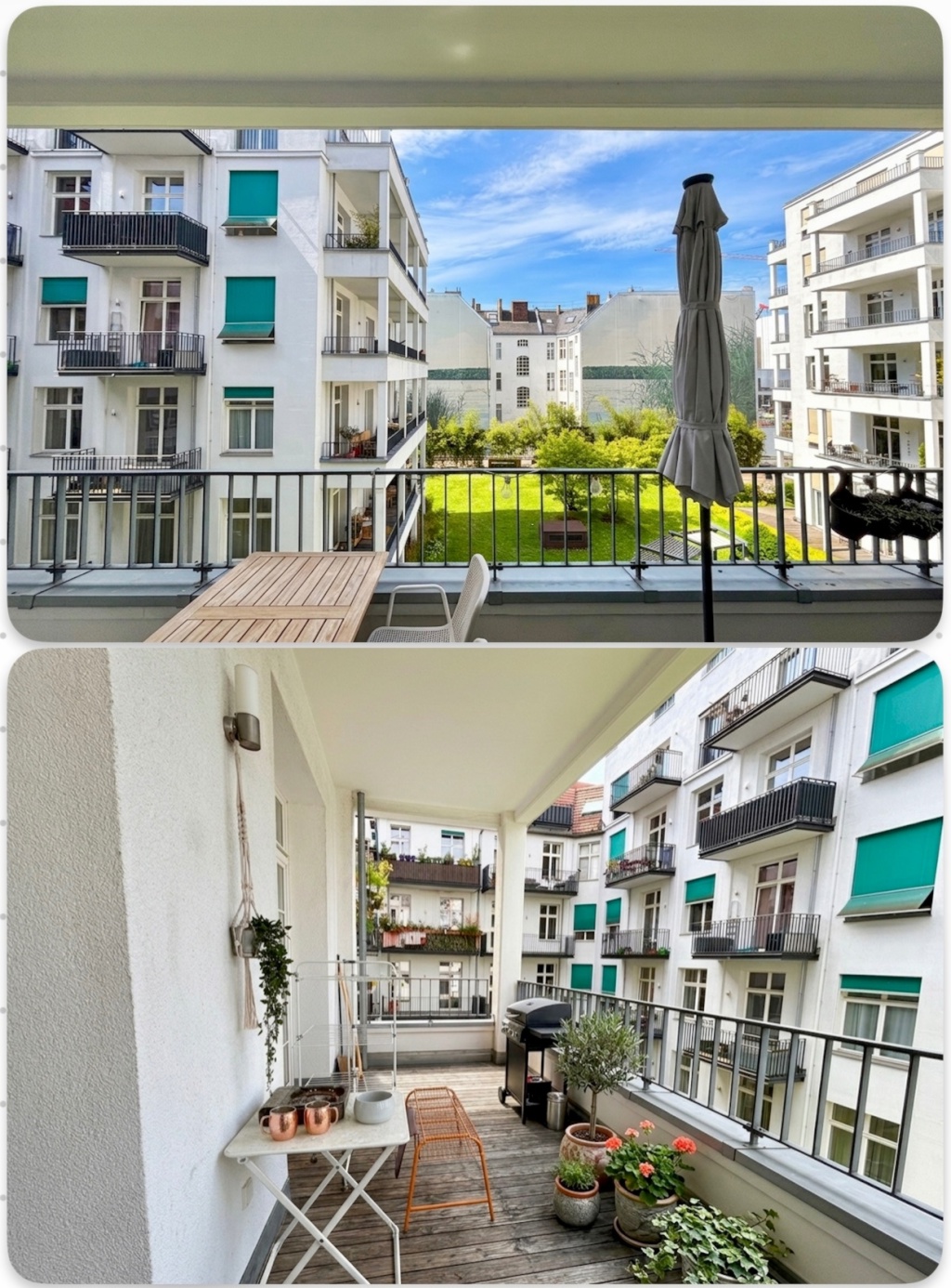 Flat Mitte Am Karlsbad 8 - Balcony and view