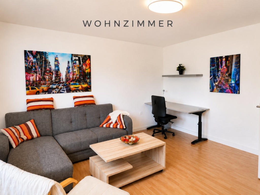 Vollmöblierte 2-Zimmer-Wohnung in Mainz – All Inclusive – Bretzenheimer Str., 55128 Mainz Bretzenheim – Vorschaubild 3