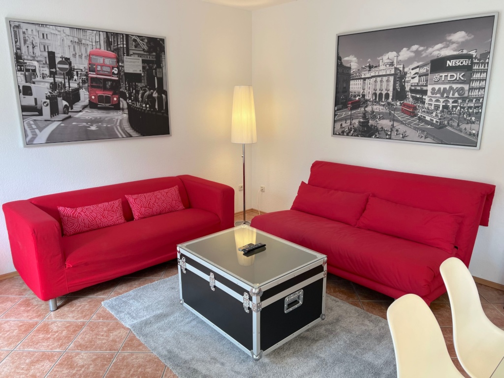 Moderne und voll ausgestattete Wohnung mit top Verkehrsanbindung (z.B. FFM Messe)