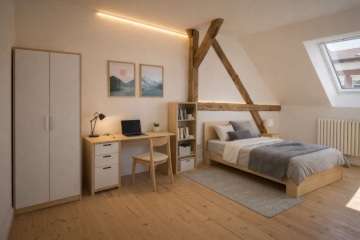 Anzeigenbild: Tolle moderne 4 Raumwohnung als WG mieten teilmöbliert Zimmer unbefristet