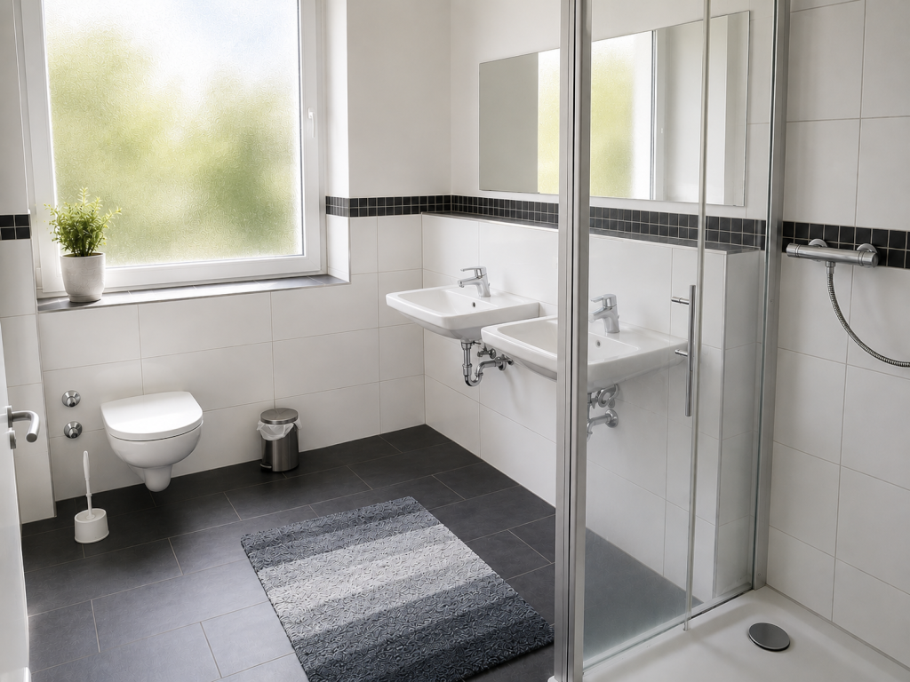 WG-Zimmer Westerberg Hasetorwall 12 - Badezimmer