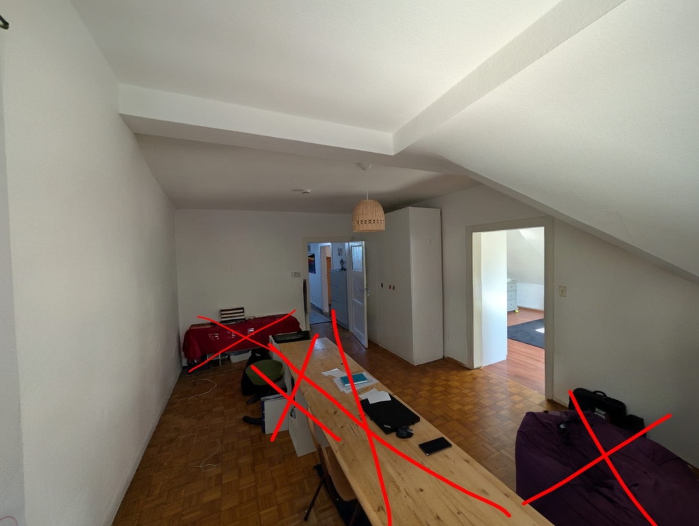 84qm Dachgeschosswohnung, Teilmöbliert zur Untermiete für 2Semester – 97072 Würzburg Sanderau – Vorschaubild 12