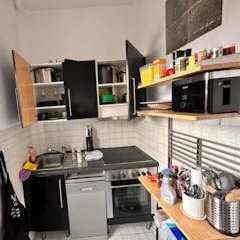 Anzeigenbild: 18 qm möbliertes WG Zimmer in Ffm Niederrad, 1 OG l Zi 1