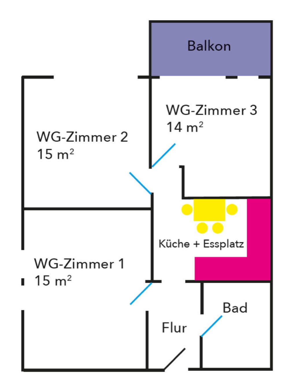 Habitación en WG Thalkirchen-Obersendling-Forstenried-Fürstenried-Solln Listseeweg 7 - foto 12
