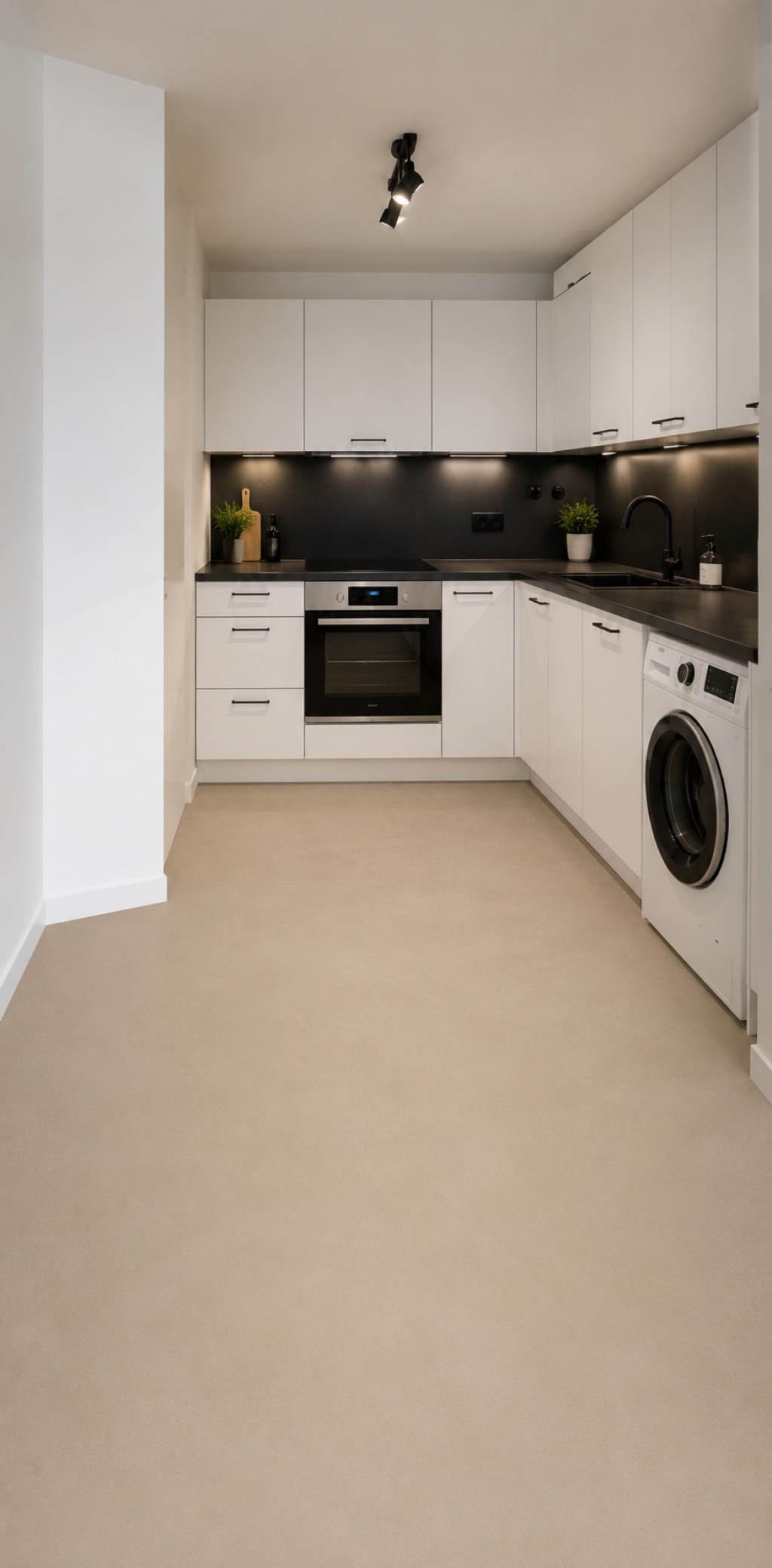 Wohnung Neuhausen-Nymphenburg leonrodstr 26 - Küche mit Waschmaschine