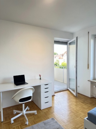 Imagen del anuncio: Zimmer frei in Studenten - 4er WG: helle, möblierte WG mit Balkon in Augsburg Haunstetten (Nebenkosten all inkl.)