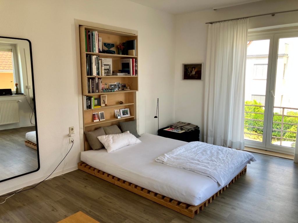 Sonnige Balkonwohnung Stuttgart-Killesberg möbliert und befristet (Zeitraum flexibel) – Feuerbacher Weg, 70192 Stuttgart Mönchhalde – Vorschaubild 2